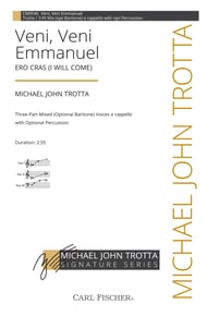 Veni, Veni Emmanuel Three-Part Mixed choral sheet music cover Thumbnail